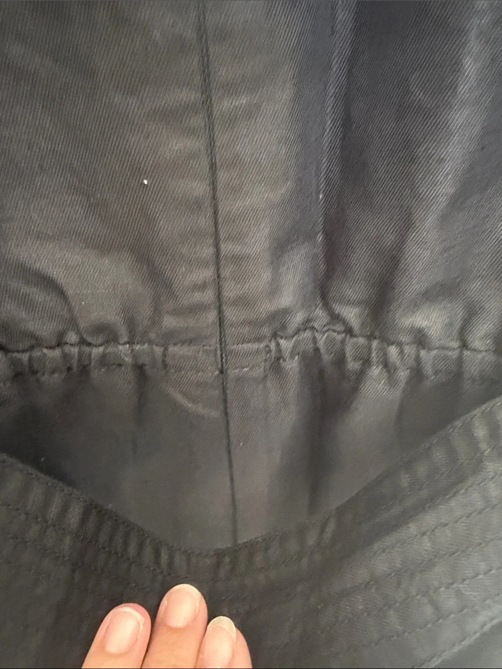 kate spade Black Double-Breasted Linen-Blend Jumpsuit with Tie Waist